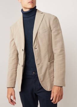 Boglioli Slim fit colbert met opgestikte zakken