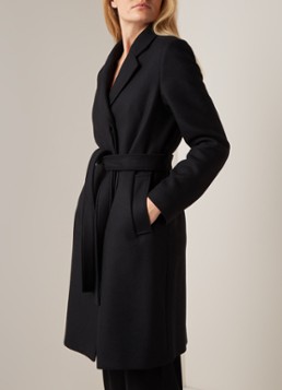 Filippa K Eden mantel in wolblend met strikceintuur