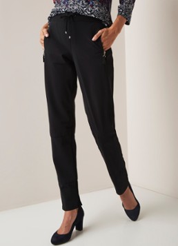 Gerry Weber Gerry Weber High waist loose fit jogger van jersey