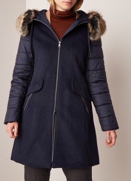Gerry Weber Gewatteerde jas met afneembare kraag