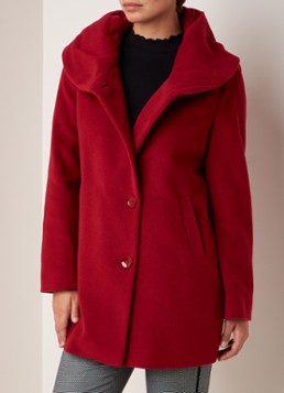 Gerry Weber Mantel in kasjmierblend met oversized kraag