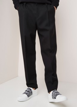 Givenchy Slim fit pantalon van wol met persplooi