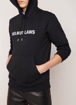 Helmut Lang Hoodie met tekstopdruk