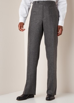 Helmut Lang Loose fit pantalon van wol met krijtstreep