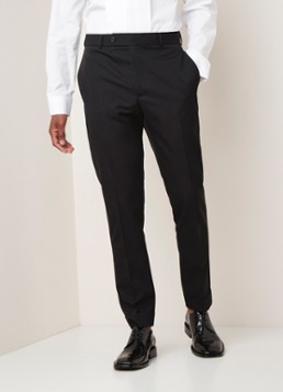 Helmut Lang Straight fit pantalon met persplooi