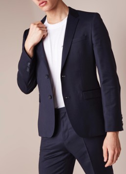 HUGO BOSS AldonS extra slim fit colbert van scheerwol