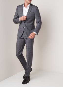 HUGO BOSS Huge6/Genius5 pak van scheerwol met ruitdessin