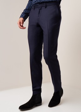 HUGO BOSS Wilhelm skinny fit pantalon van wol