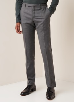 Incotex Slim fit pantalon van flanel