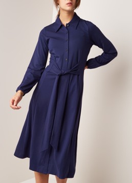 Jigsaw Blousejurk van jersey met strikdetail