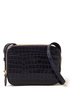 L.K.Bennett Mariel crossbodytas van kalfsleer met crocostructuur
