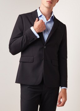 MANGO Brasilia slim fit colbert met klepzakken