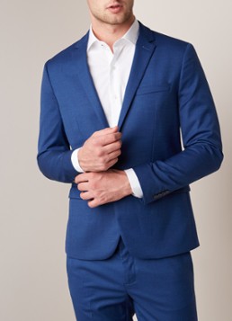 MANGO Paulo slim fit colbert met klepzakken