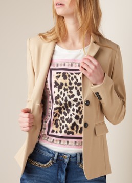 Marc Aurel Single breasted blazer met klepzakken