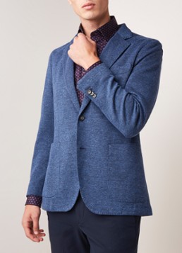 Profuomo Slim fit colbert in katoenblend