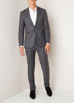 Ralph Lauren Slim fit pak in linnenblend met klepzakken