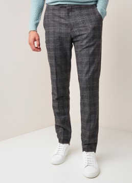 Reiss Brand slim fit pantalon in wolblend