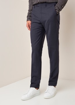 Reiss Chiltern slim fit pantalon met persplooien