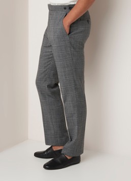 Reiss Lafite pantalon met ruitdessin