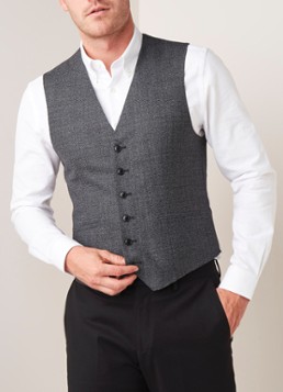 Reiss Move gilet in gemêleerde wolblend