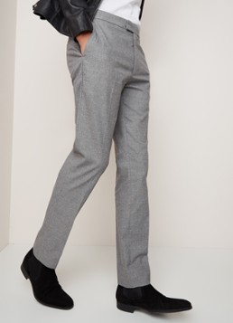 Reiss Zingara slim fit pantalon in gemêleerde katoenblend