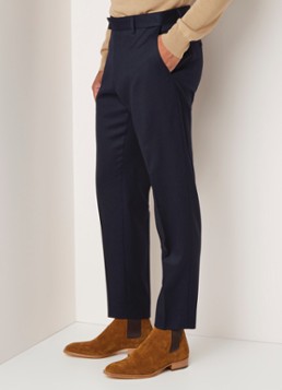 Sandro Slim fit pantalon van wol