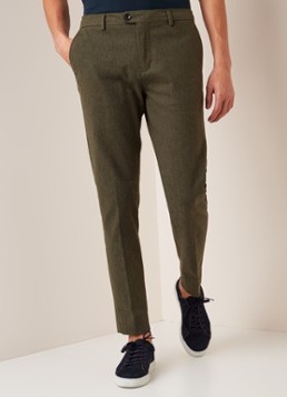 Scotch&Soda Slim fit pantalon in katoenblend