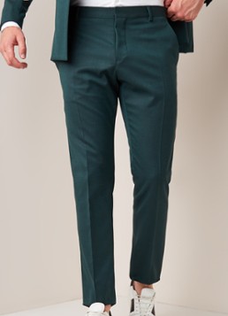 Selected Homme Daxlogan slim fit pantalon met micro structuur