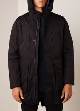 Selected Homme Hike parka met capuchon en klepzakken