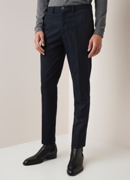 Selected Homme Kent slim fit pantalon met krijtstreep