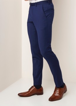 Selected Homme Mylobill slim fit pantalon met persplooi