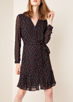 SET Blousejurk met ceintuur en hartendessin