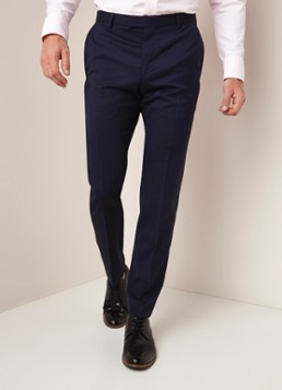 Strellson Mercer slim fit patalon van scheerwol