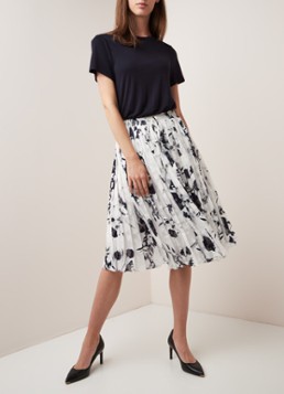 Ted Baker Bekzi jurk met plooien en bloemenprint
