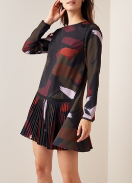 Ted Baker Rosarn mini-jurk met abstract dessin