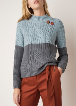 Ted Baker Slimbo grofgebreide trui in katoenblend