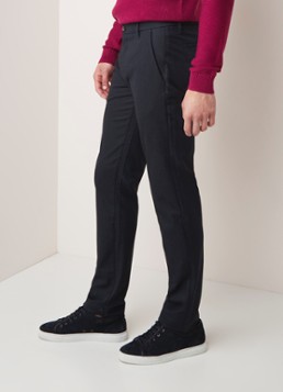 Ted Baker Speck slim fit pantalon met stretch
