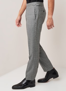 TOM FORD Slim fit pak van wol met pied-de-poule dessin