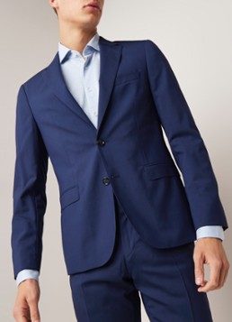 Tommy Hilfiger Flex slim fit colbert van scheerwol