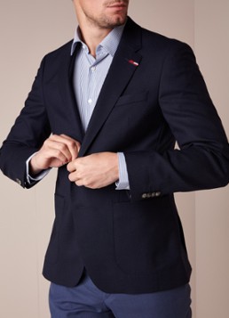 Tommy Hilfiger The Flex slim fit colbert in wolblend