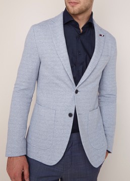 Tommy Hilfiger The Flex slim fit colbert met stretch