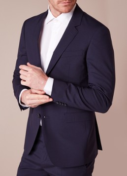 Tommy Hilfiger The Flex slim fit colbert van scheerwol met stretch