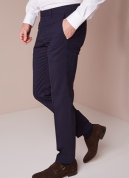 Tommy Hilfiger The Flex slim fit pantalon van scheerwol met stretch