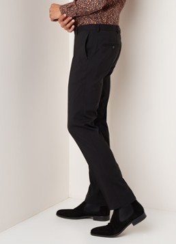 Van Gils Zared slim fit pak van scheerwol