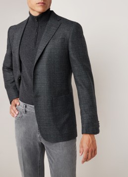 Z Zegna Slim fit colbert van wol met gemêleerd dessin