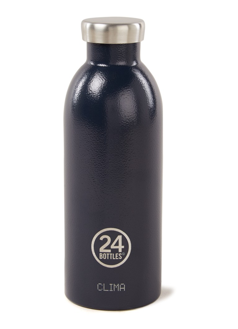 24Bottles - Clima Bottle waterfles 500 ml - Donkerblauw