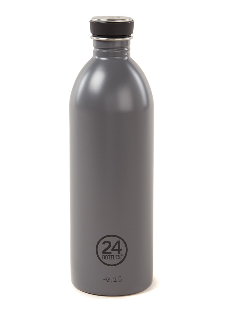 24Bottles - Urban Bottle waterfles 1 liter - Donkergrijs