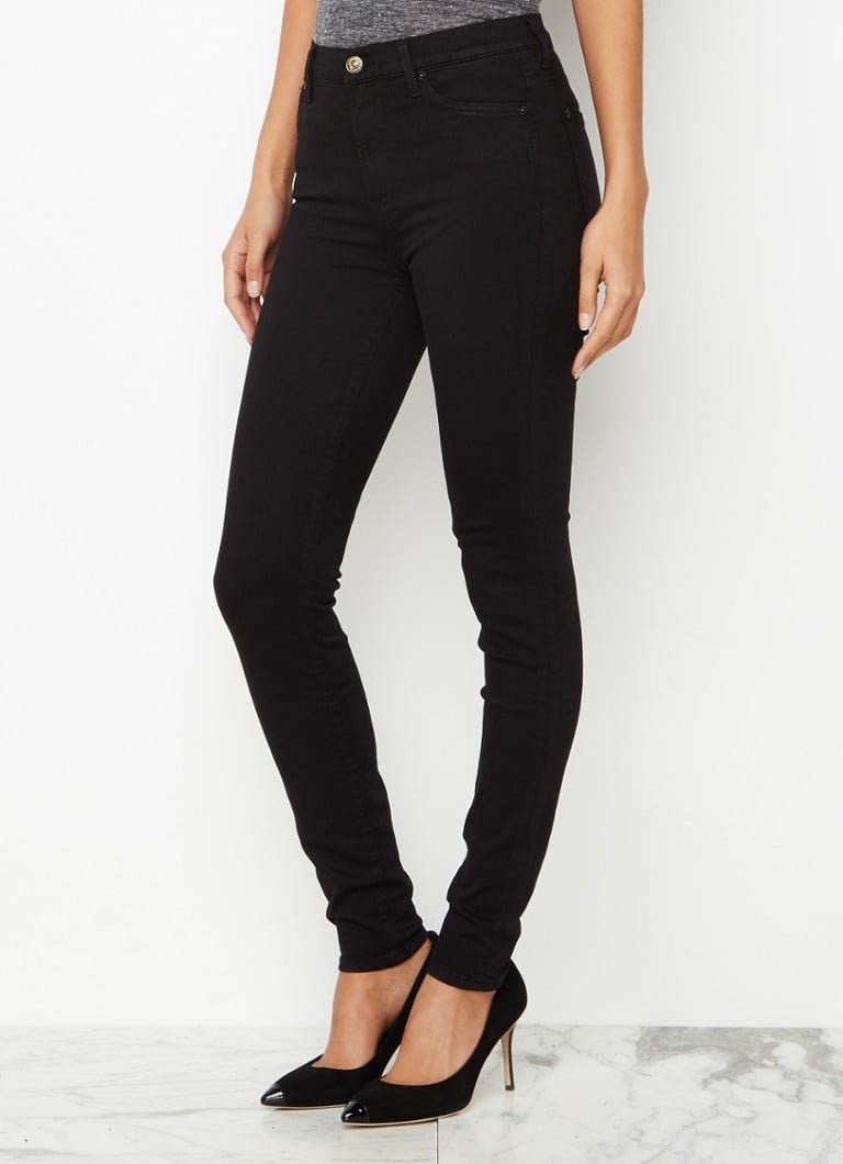 7 For All Mankind - Illusion mid waist skinny jeans - Zwart