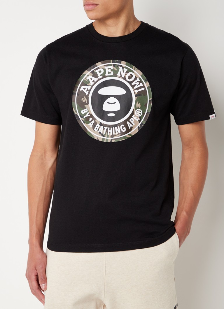 Aape - T-shirt avec imprimé logo - Noir