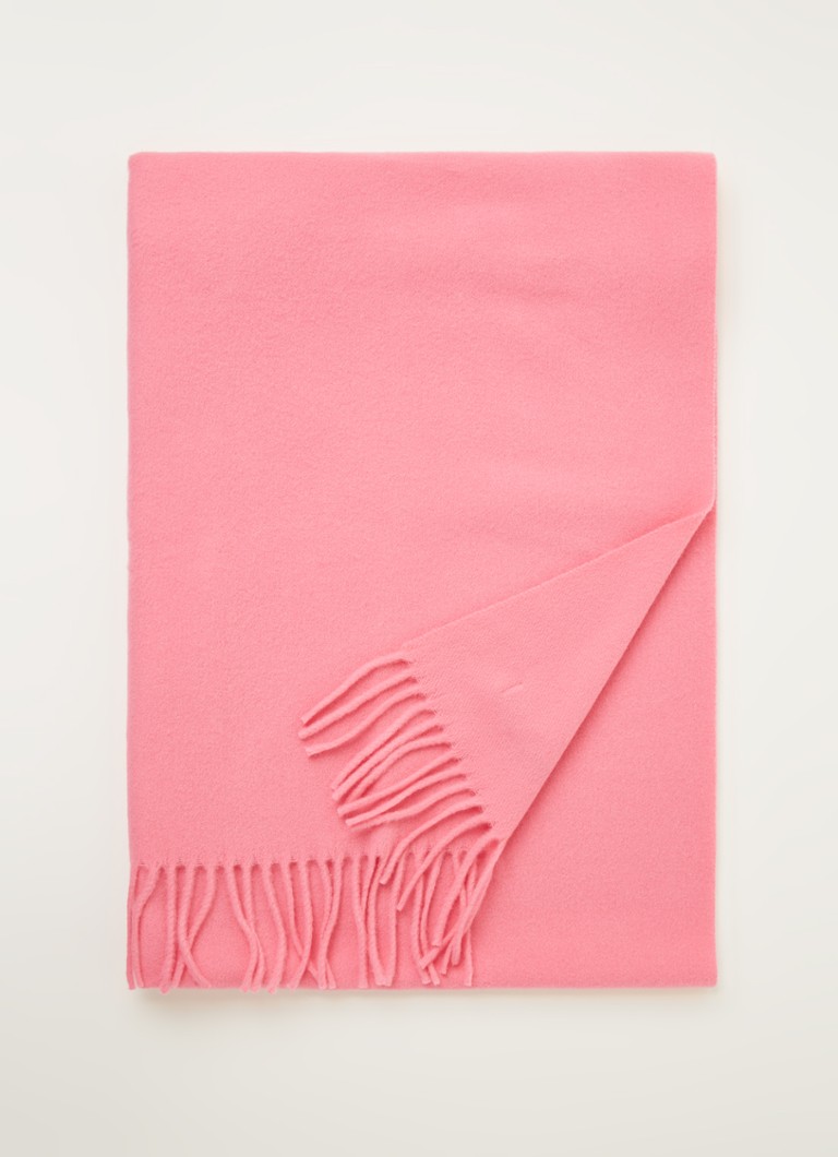 Acne Studios - Canada sjaal van wol 200 x 70 cm - Donkerroze